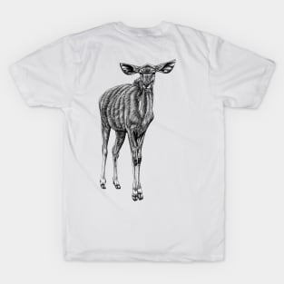 Greater kudu antelope T-Shirt